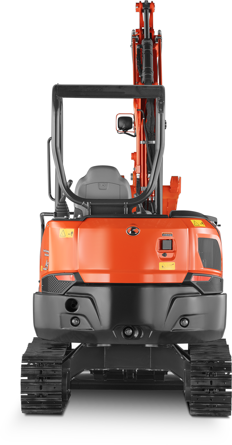 Kubota U30-6S Mini Excavator - Zero Tail Swing Feature